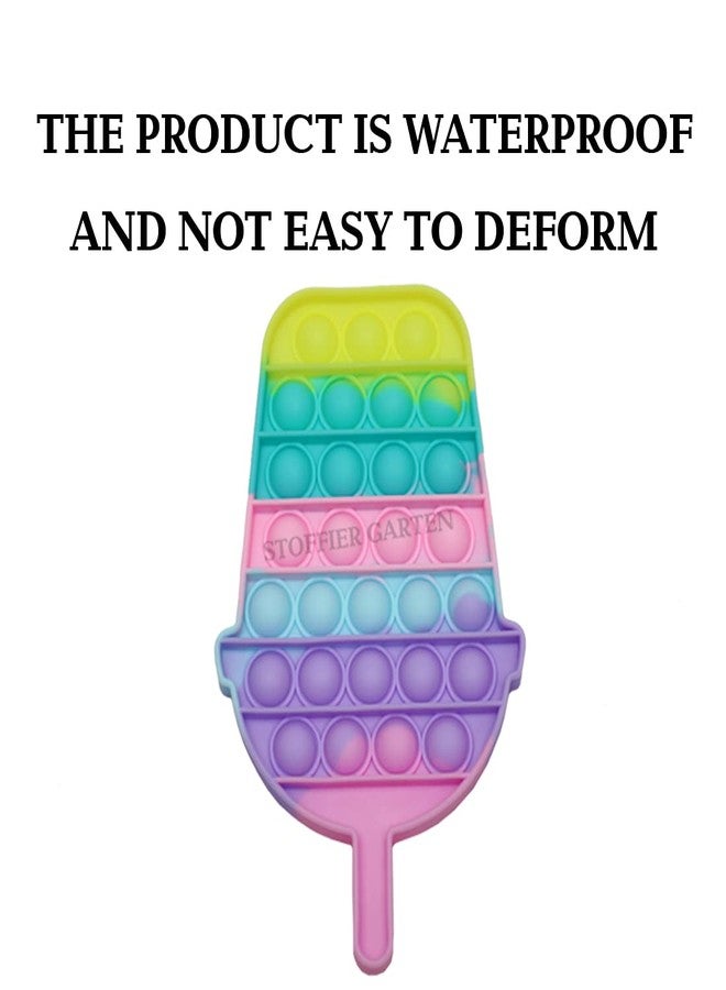 STOFFIER GARTEN Kids Toddlers TWISHA Enterprise BPA-free Pop It Fidget Push Pop Sound Silicone Sensory Stress Relief Learning and Educational Toy (Multicolor) - Image 4